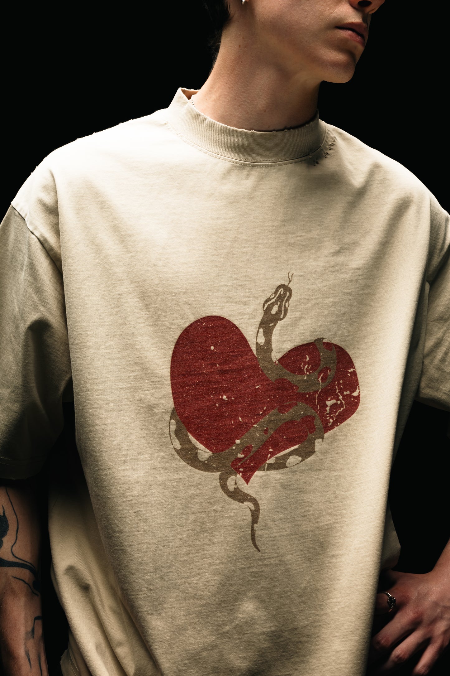 Wild at Heart Distressed Tee